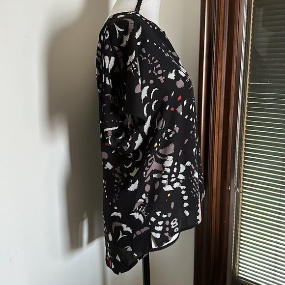 Trouve | Tunic Lace up Blouse Size S - Picture 3 of 10